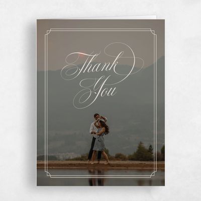 Multi-Colored Wedding Thank You - Loren Photo
