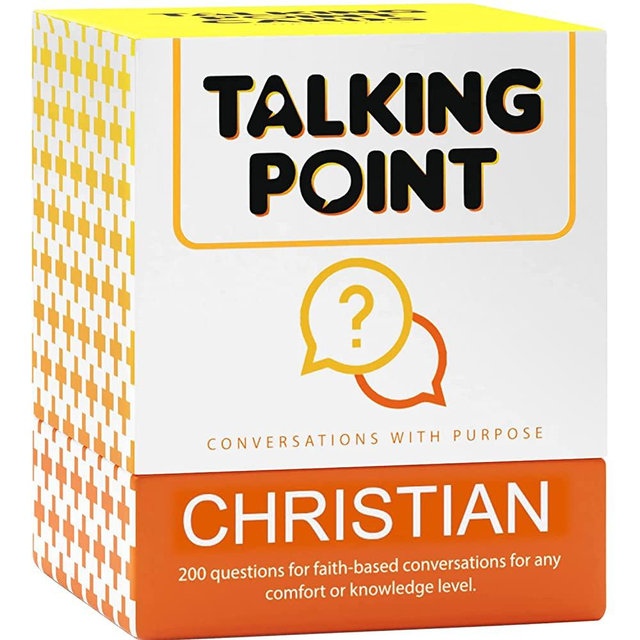 200 Christian Question Cards for Inspirational Conversations - Explore Your Faith and Have Fun on Family Game Night, Bible Study or Youth Groups - Perfect Couples Religious Gifts for Women or Men