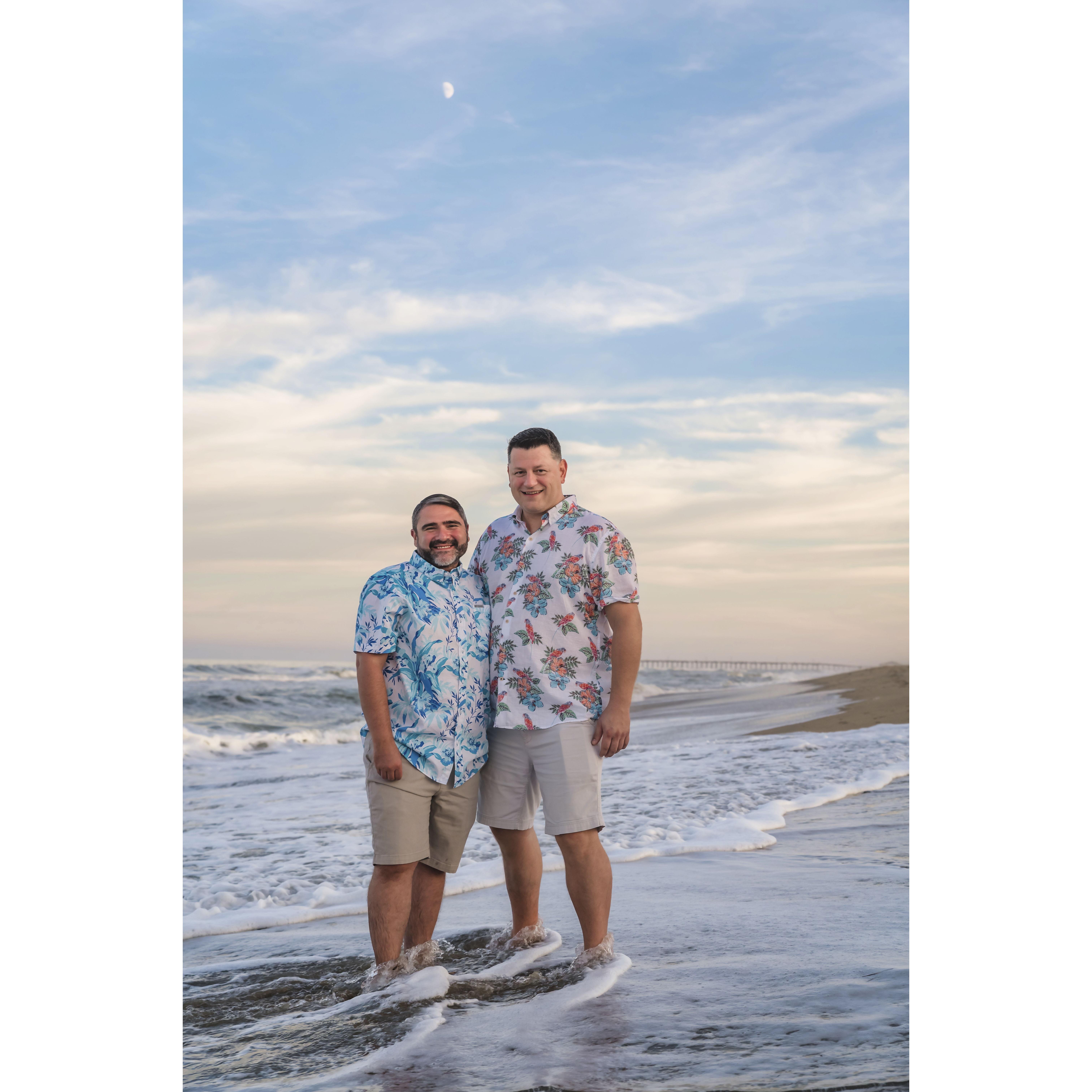 From the Atlantic Ocean in North Carolina......