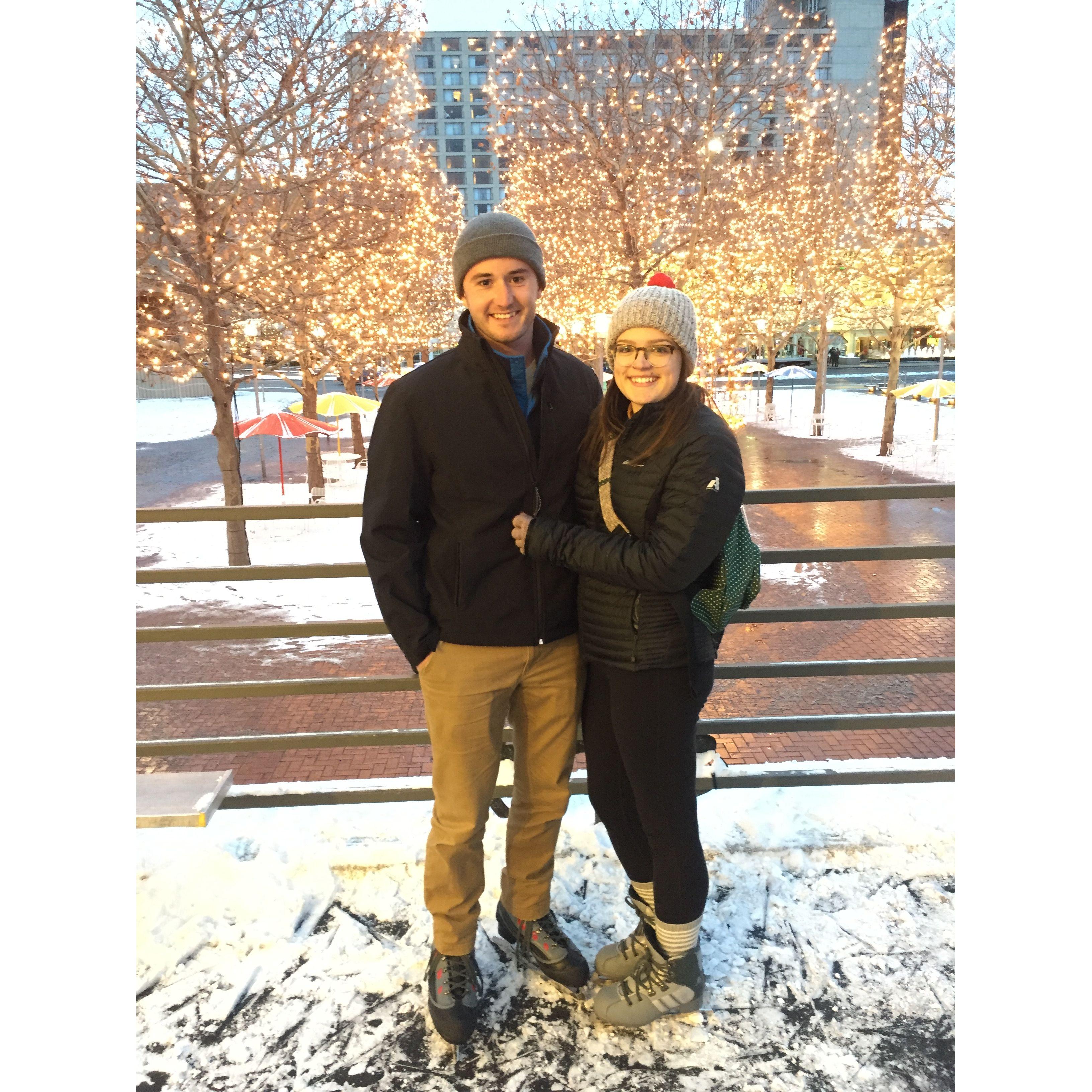 One of our first dates (2017)