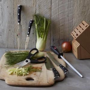 Wüsthof Classic Ikon 7-Piece Knife Block Set (Walnut)