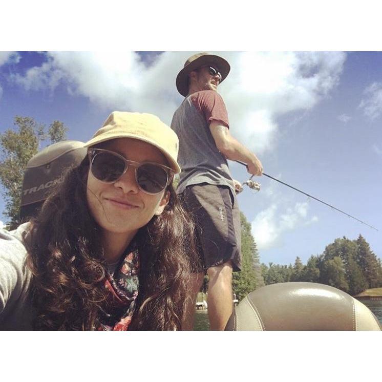I asked Izzy "what do you want to say for this one?" and he said "I'm still his best catch." / August 2017 / Oh gosh it's another selfie