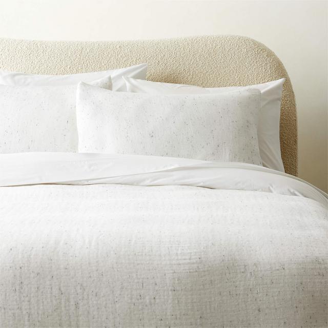 Nett Organic Cotton White Full/Queen Duvet Cover