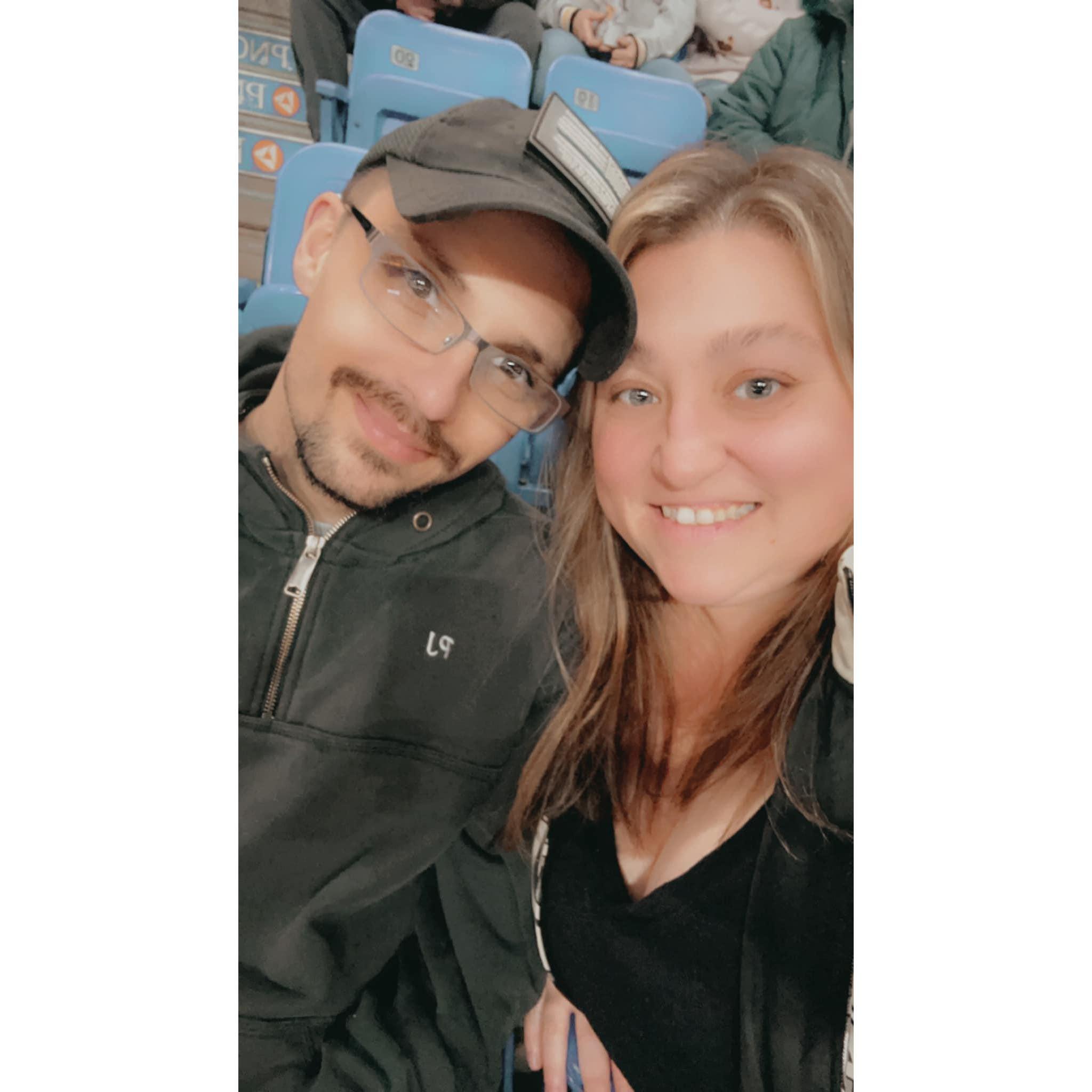 Enjoying a night out at our favorite Hockey Location, GO PENS!
