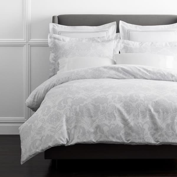 Legends Hotel™ Silver Damask Egyptian Cotton Duvet Cover