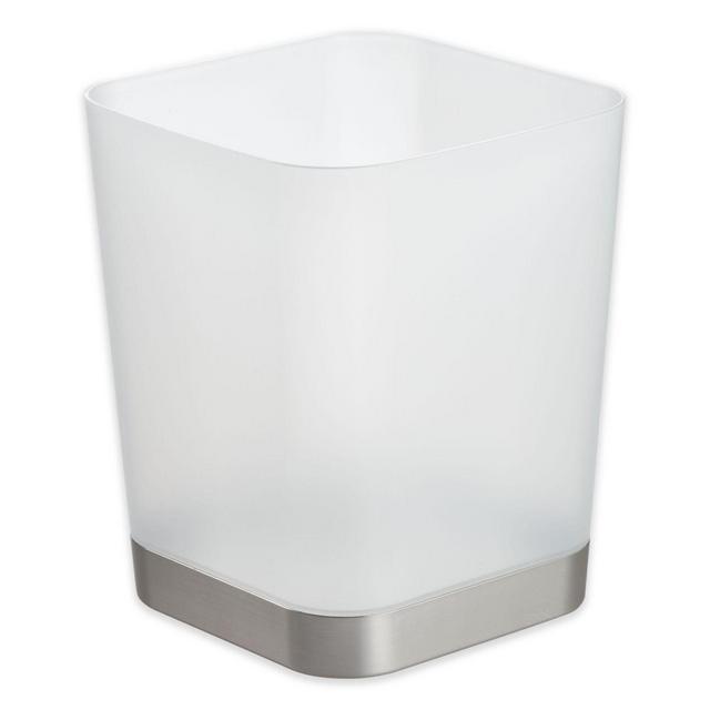 iDesign® Ilese Waste Can in Frost/Brushed Nickel