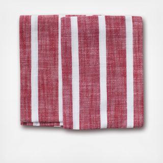 Dobby Stripes Kitchen Towel, Set of 2