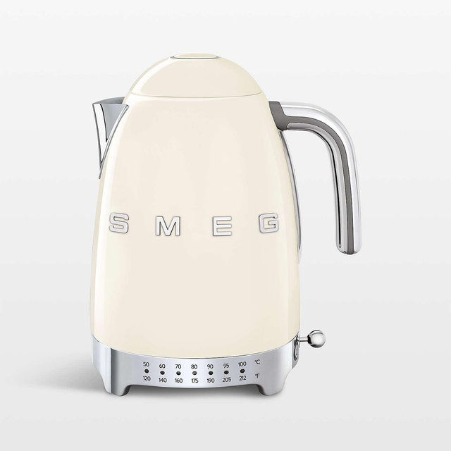 Smeg Cream Variable Temperature Electric Kettle
