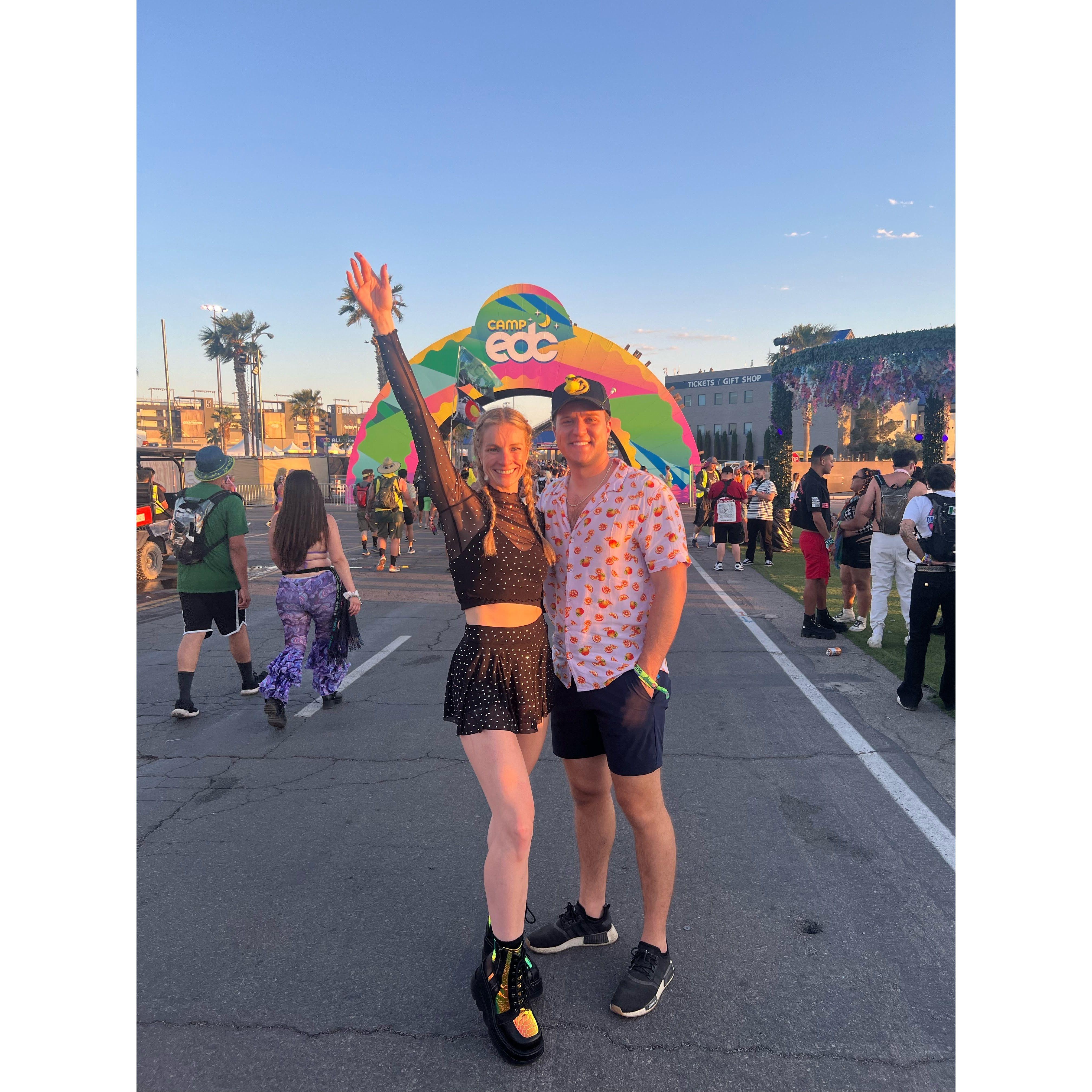 We sure love music and to dance! Here is our first EDC in Las Vegas.