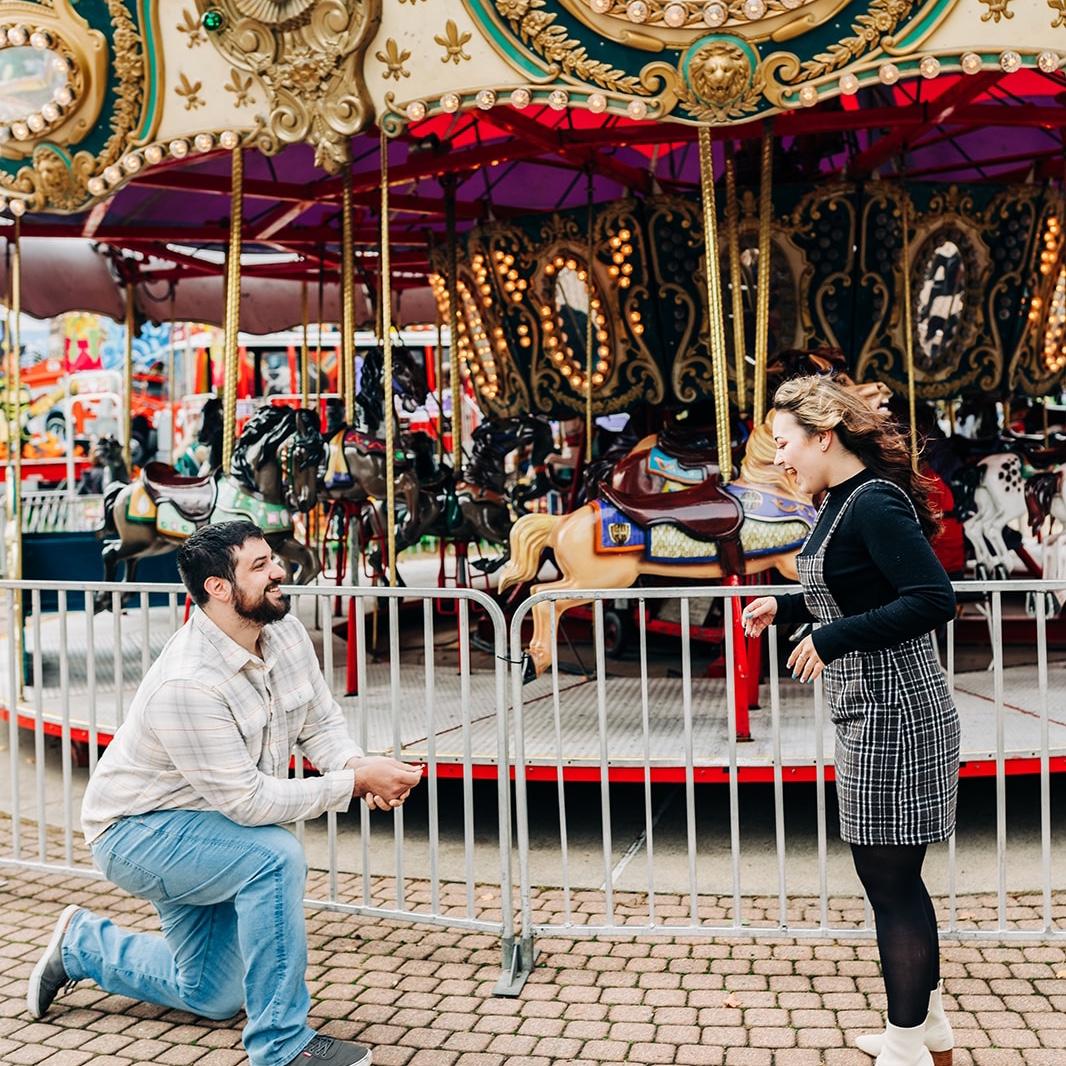 4th annual photoshoot at the Big E fair turned into surprise proposal photos (2023)