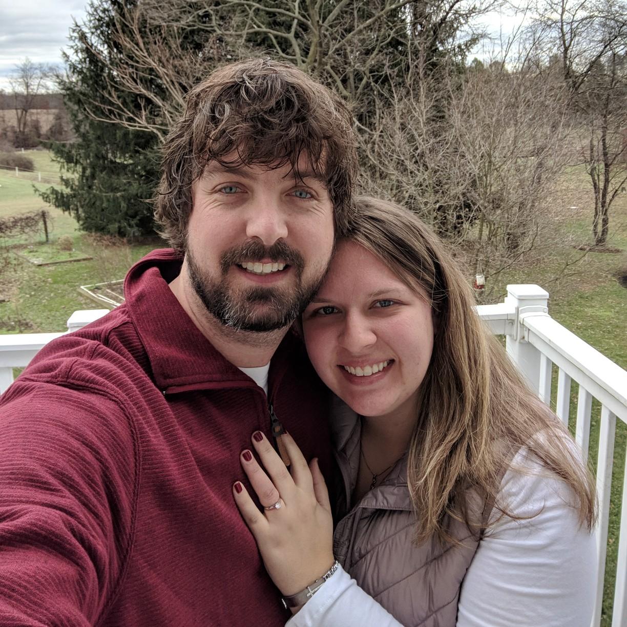 Engaged in Hershey, PA 11/26/18