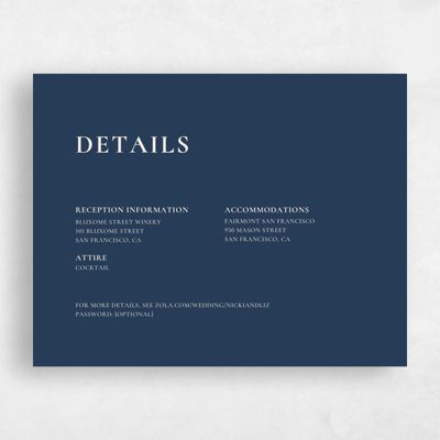 Navy, Blue Wedding Enclosure - Woodland