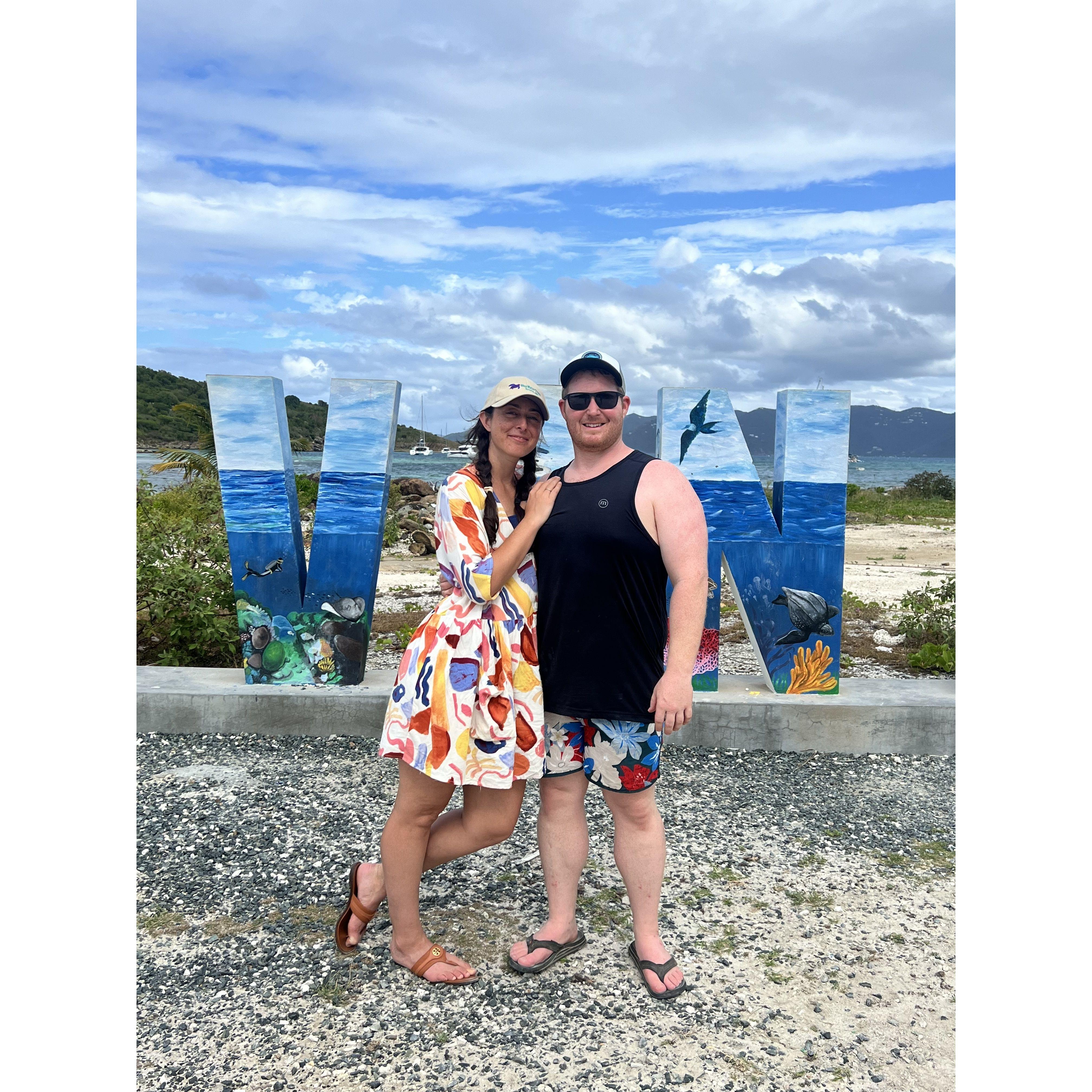 Hanging out on Jost Van Dyke