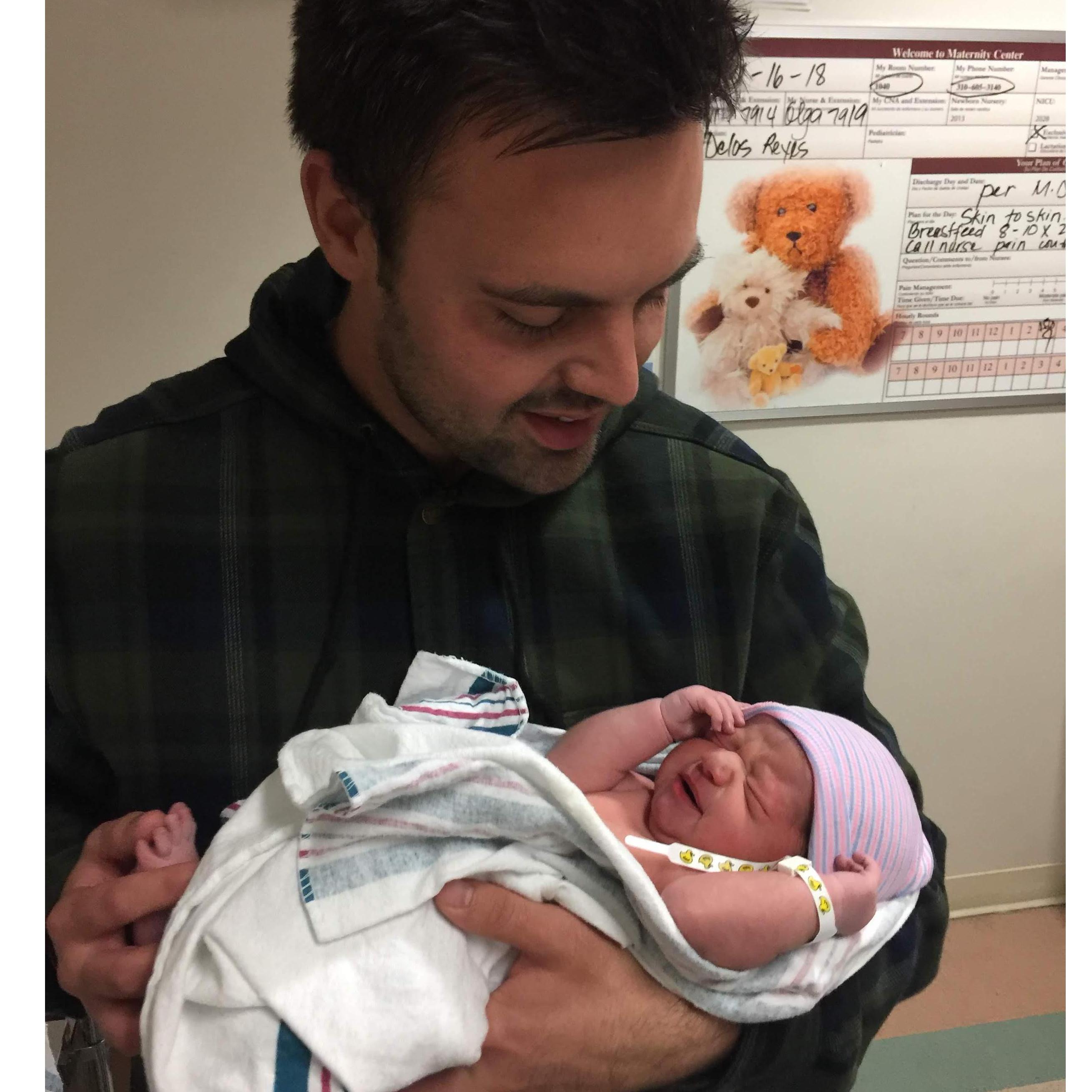 Welcoming Luna (Cesar & Pam's daughter) into the world! Hello, I'm your uncle Bogdi! Your name could've been Bogdana