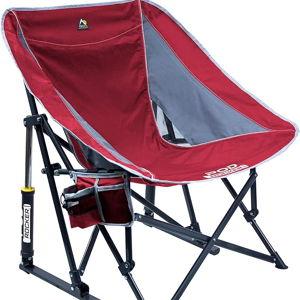 GCI Outdoor Pod Rocker Sling-Style Outdoor Rocking Chair with Beverage Holder & Phone Pocket