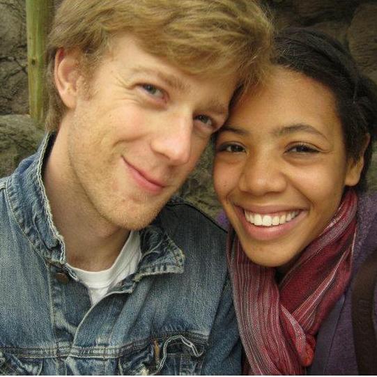 Our first photo as a couple!