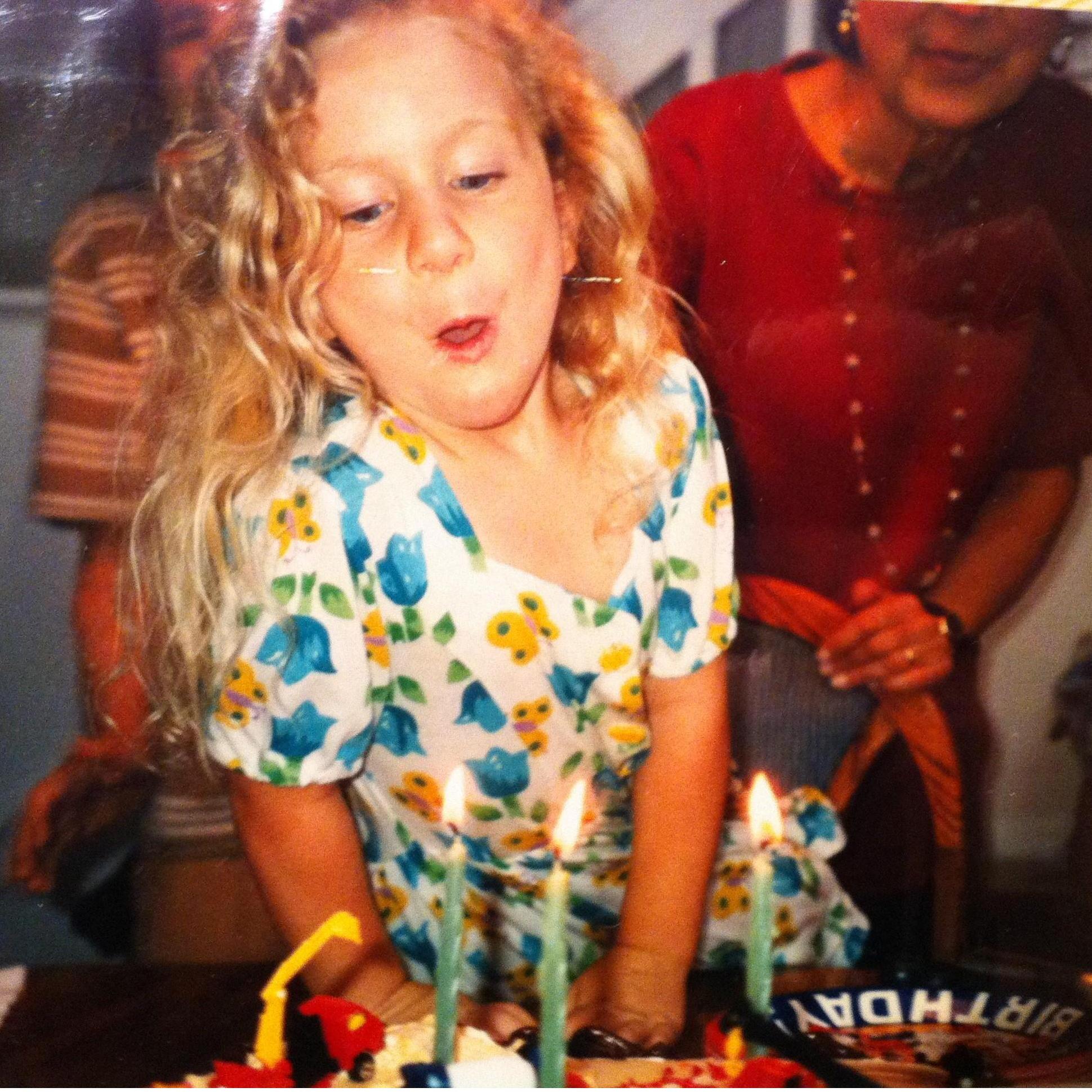 Lesley on her birthday.