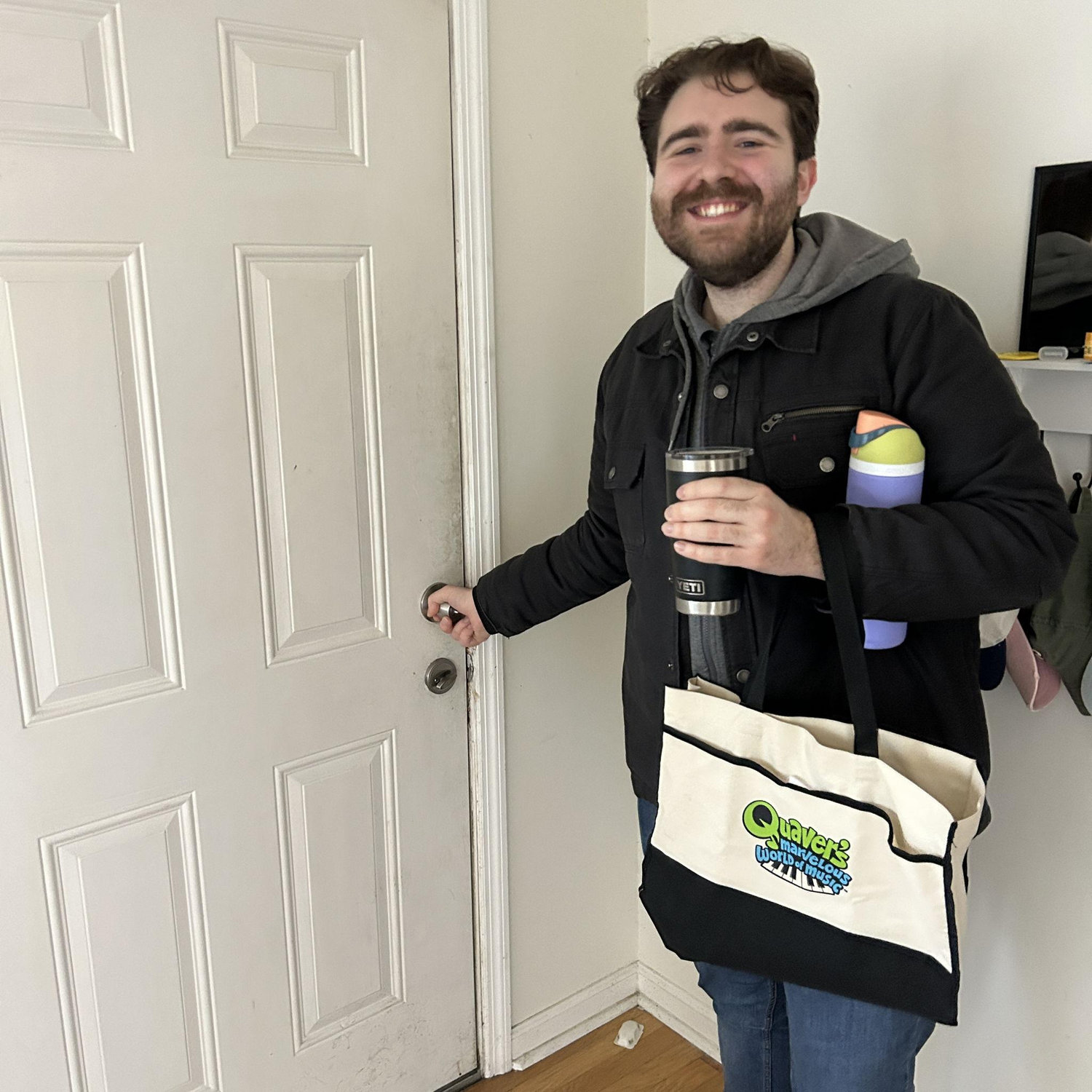 Nick's first day at Quaver!