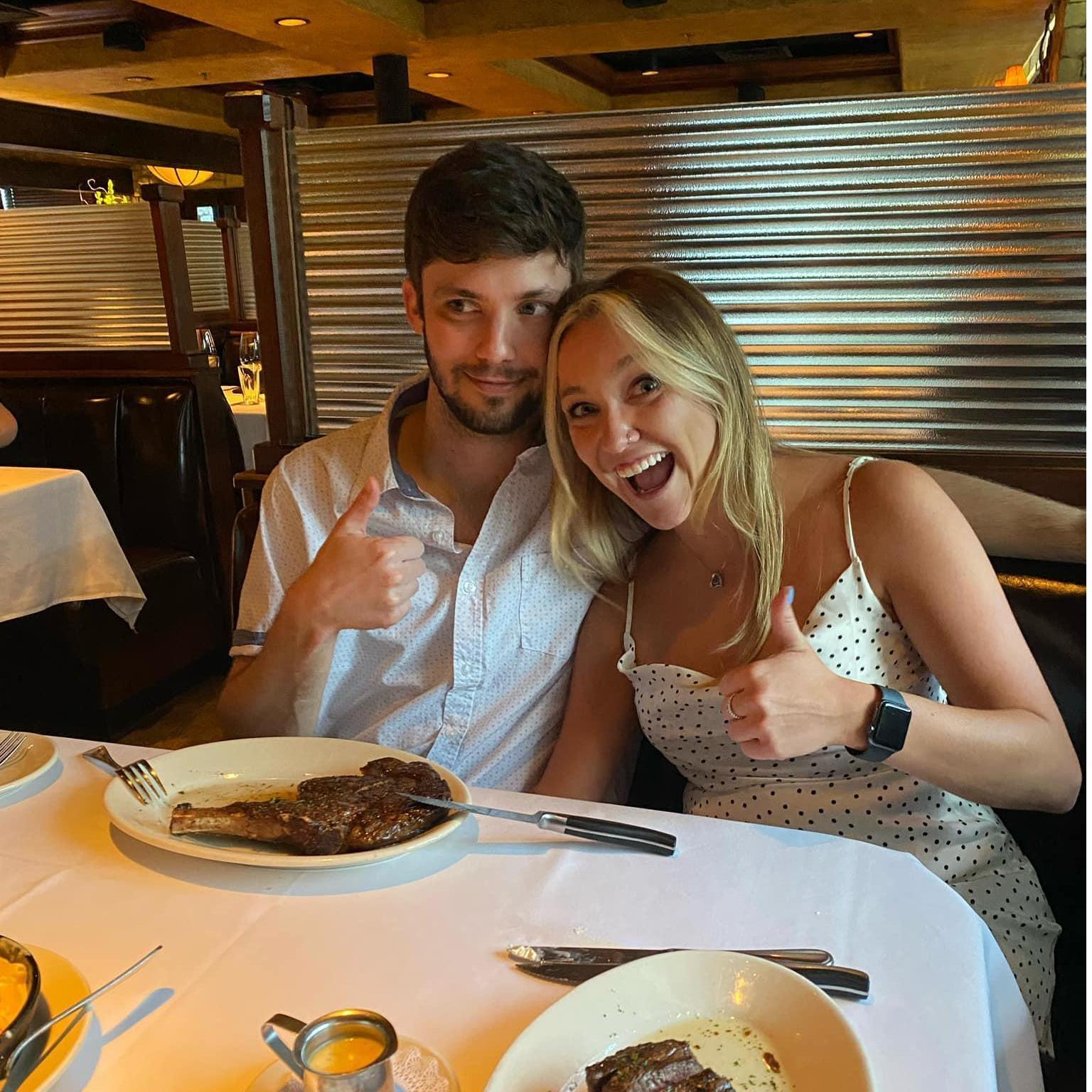 Our favorite steakhouse - Mahogany - unfortunately it's in Omaha, NE :/