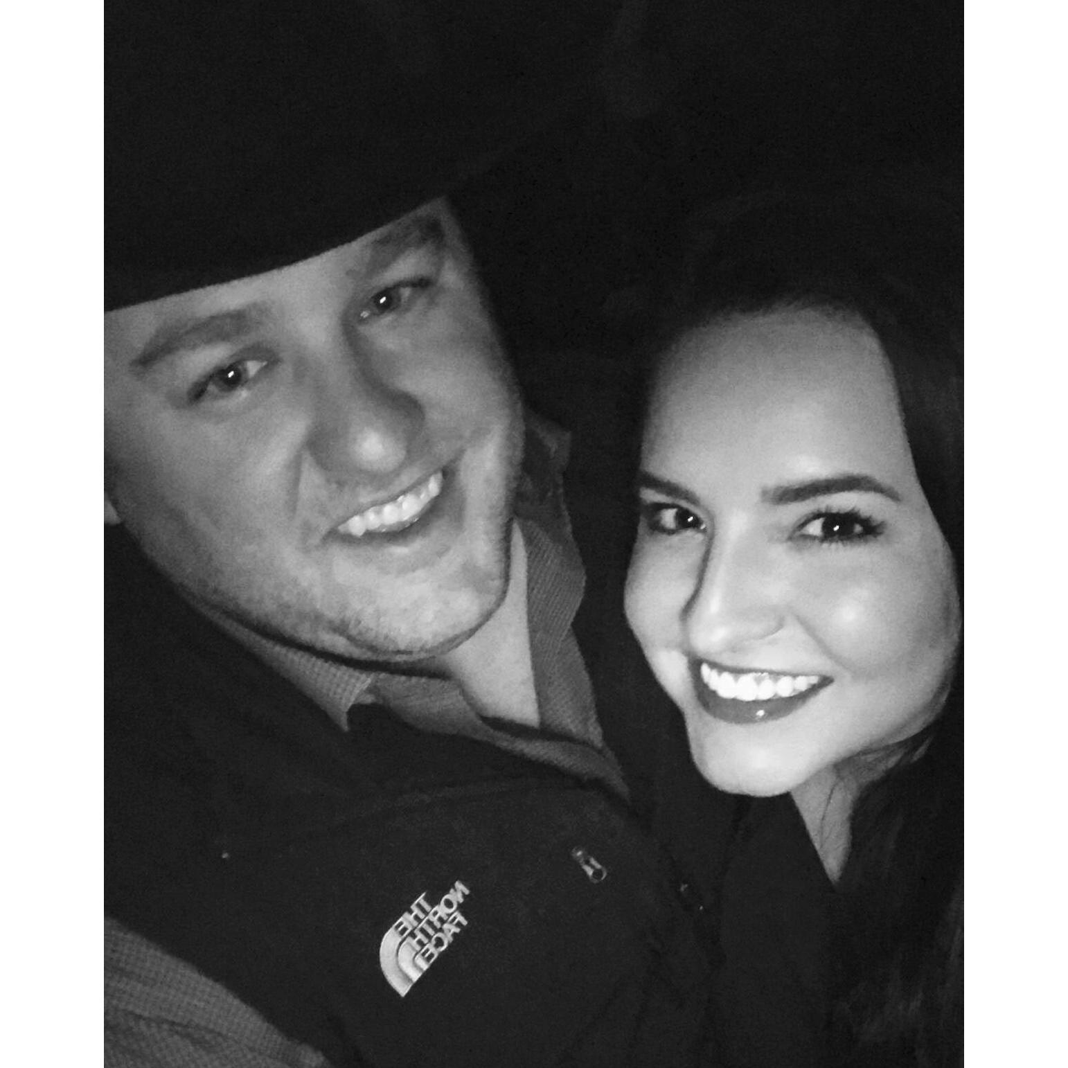 Our first photo together