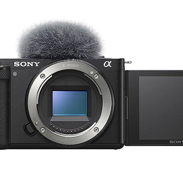 Sony Alpha ZV-E10 - APS-C Interchangeable Lens Mirrorless Vlog Camera - Black