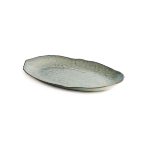 Simon Pearce Burlington Oval Platter — Moss Glen + Dove