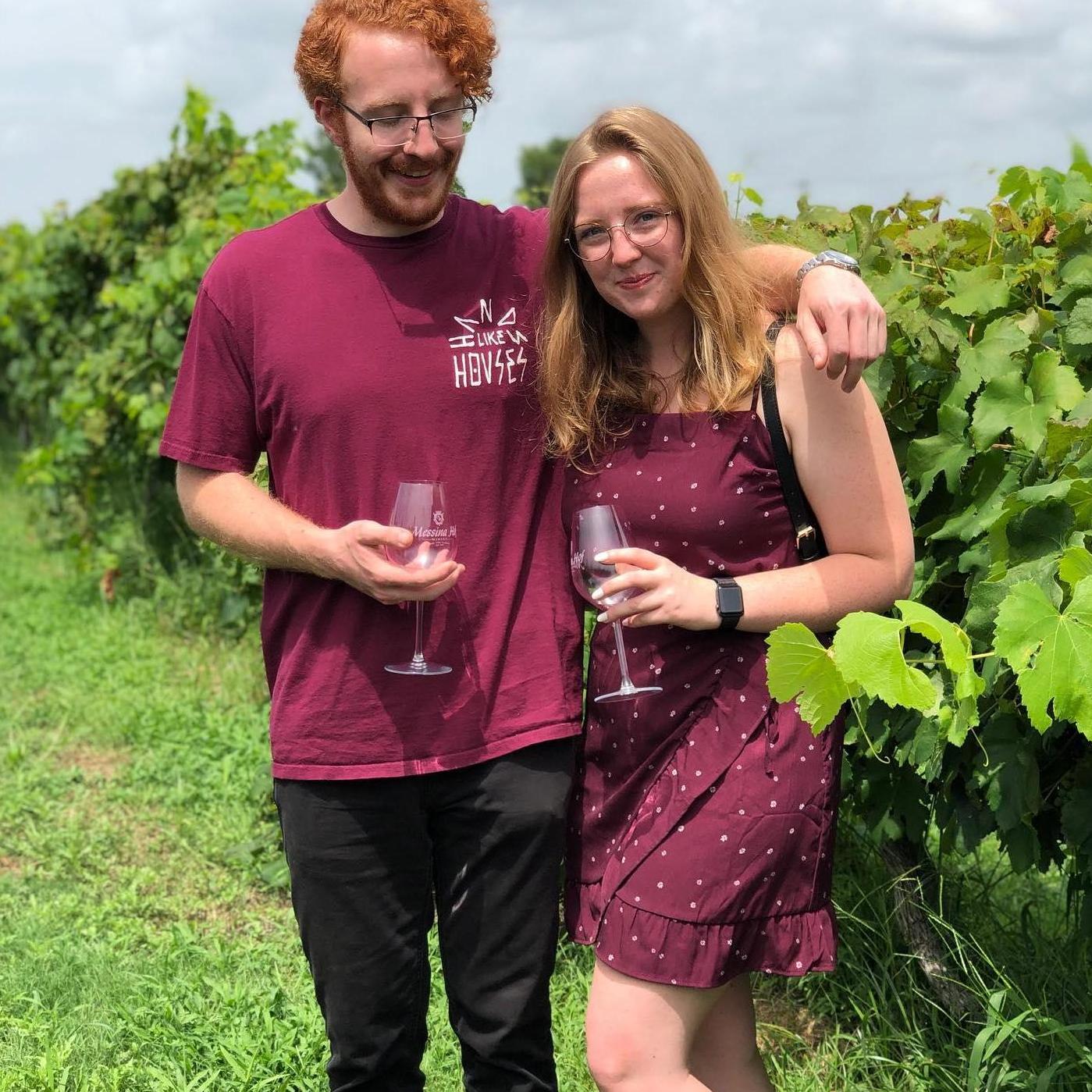 From an impromptu weekend vacation to Bryan, TX to see some close friends. One of our favorite stops was the Messina Hof vineyard.