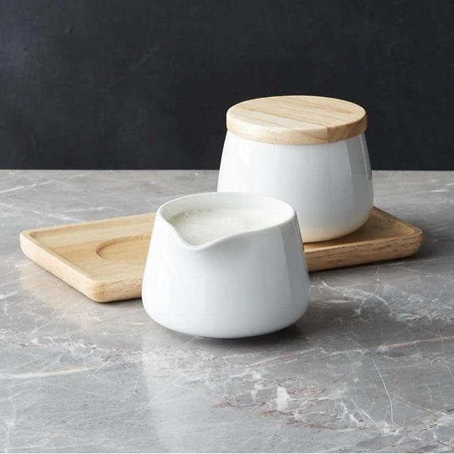 Crate and Barrel - sugar & creamer set