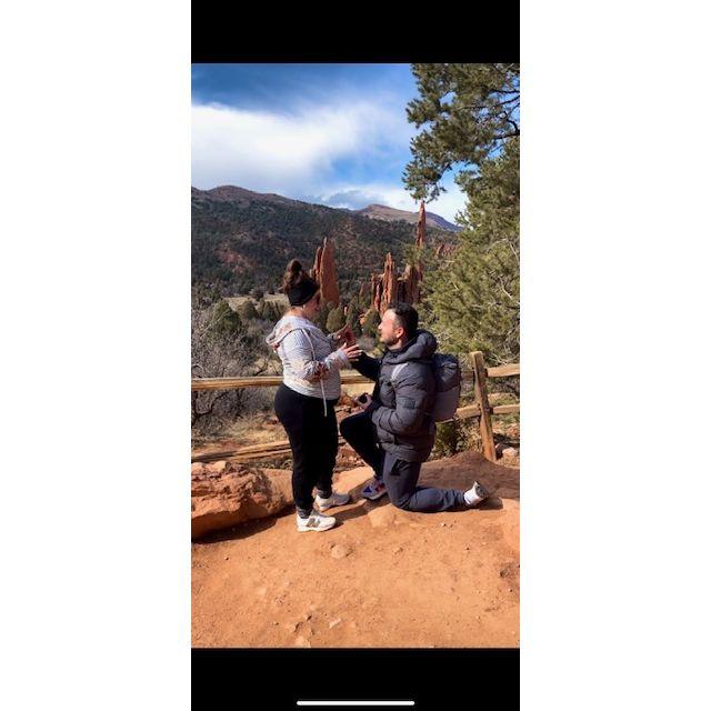Proposal at Garden of the Gods