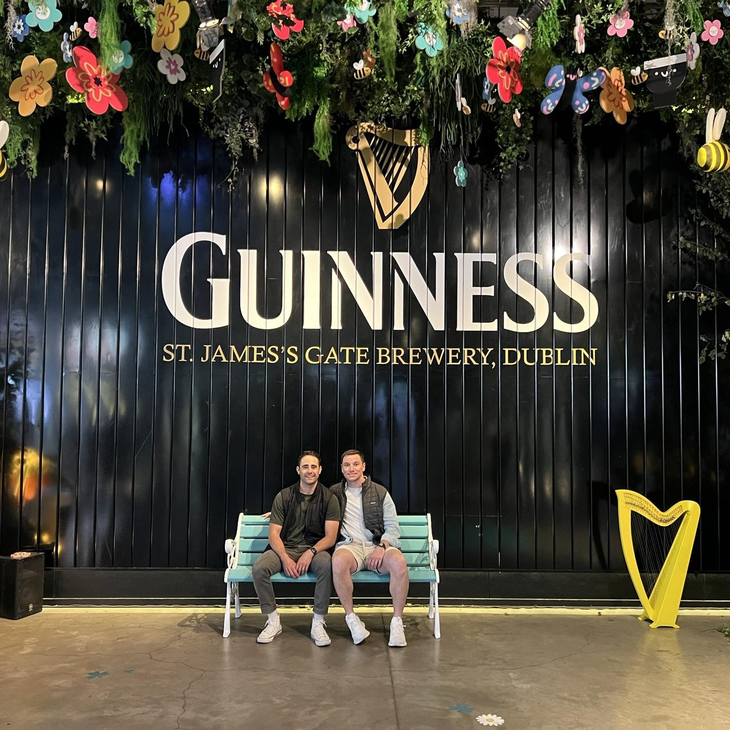 Brian and John Guinness