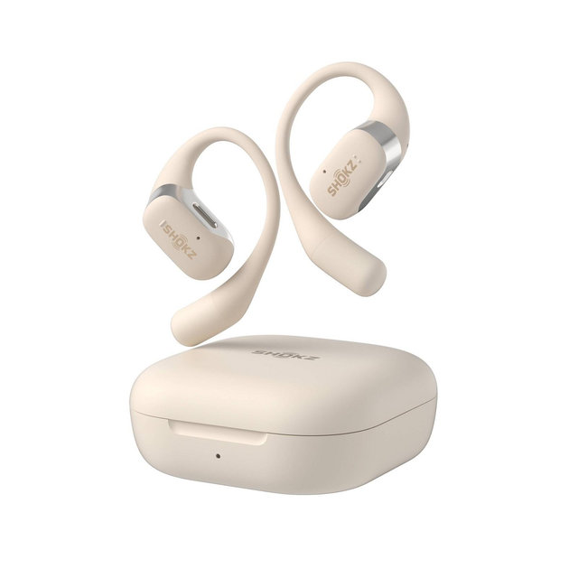 Shokz OpenFit True Wireless Bluetooth Earbuds - Beige