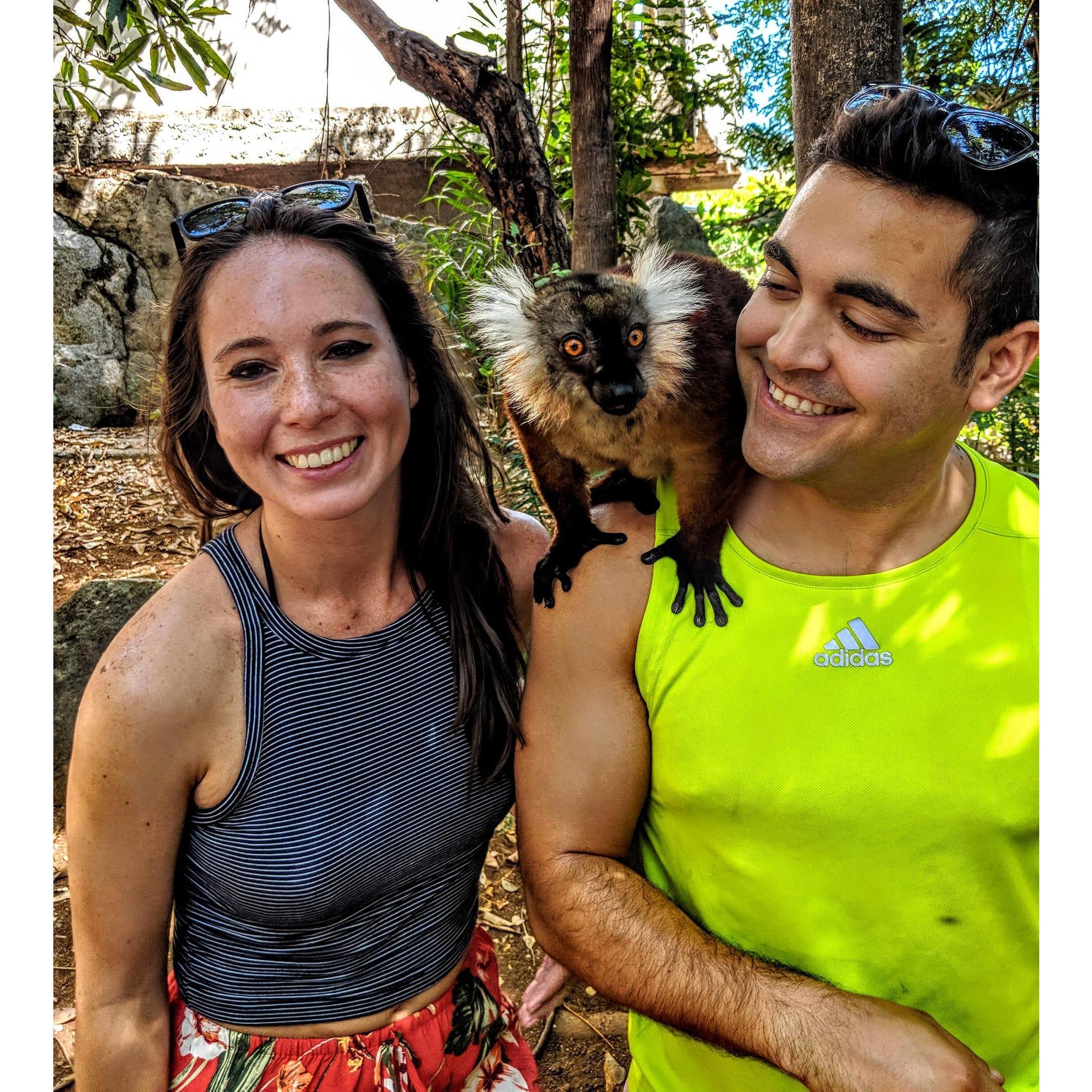 Palling around with Lemurs in Madagascar