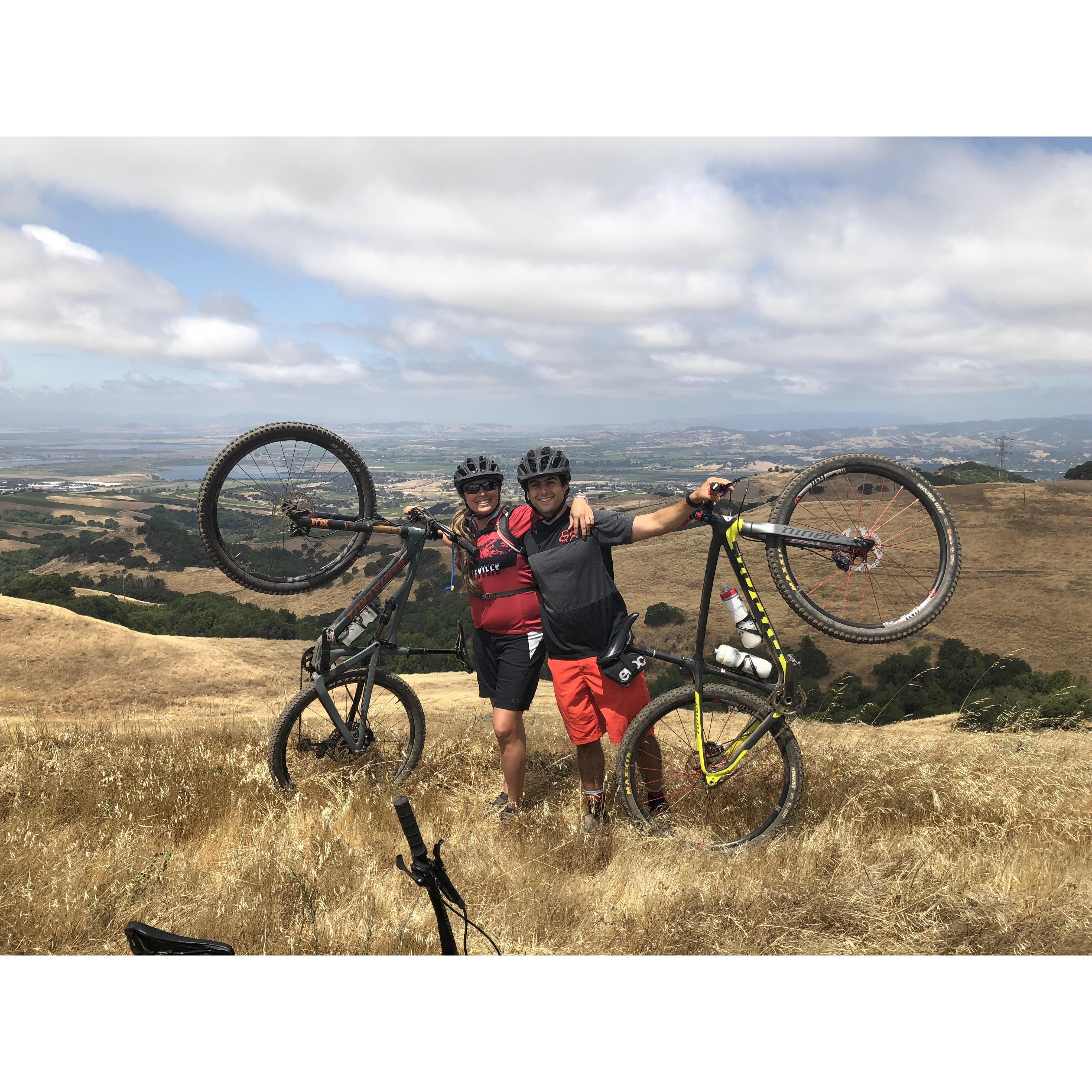 Mountain Biking at Skyline Wilderness Park in Napa, California
