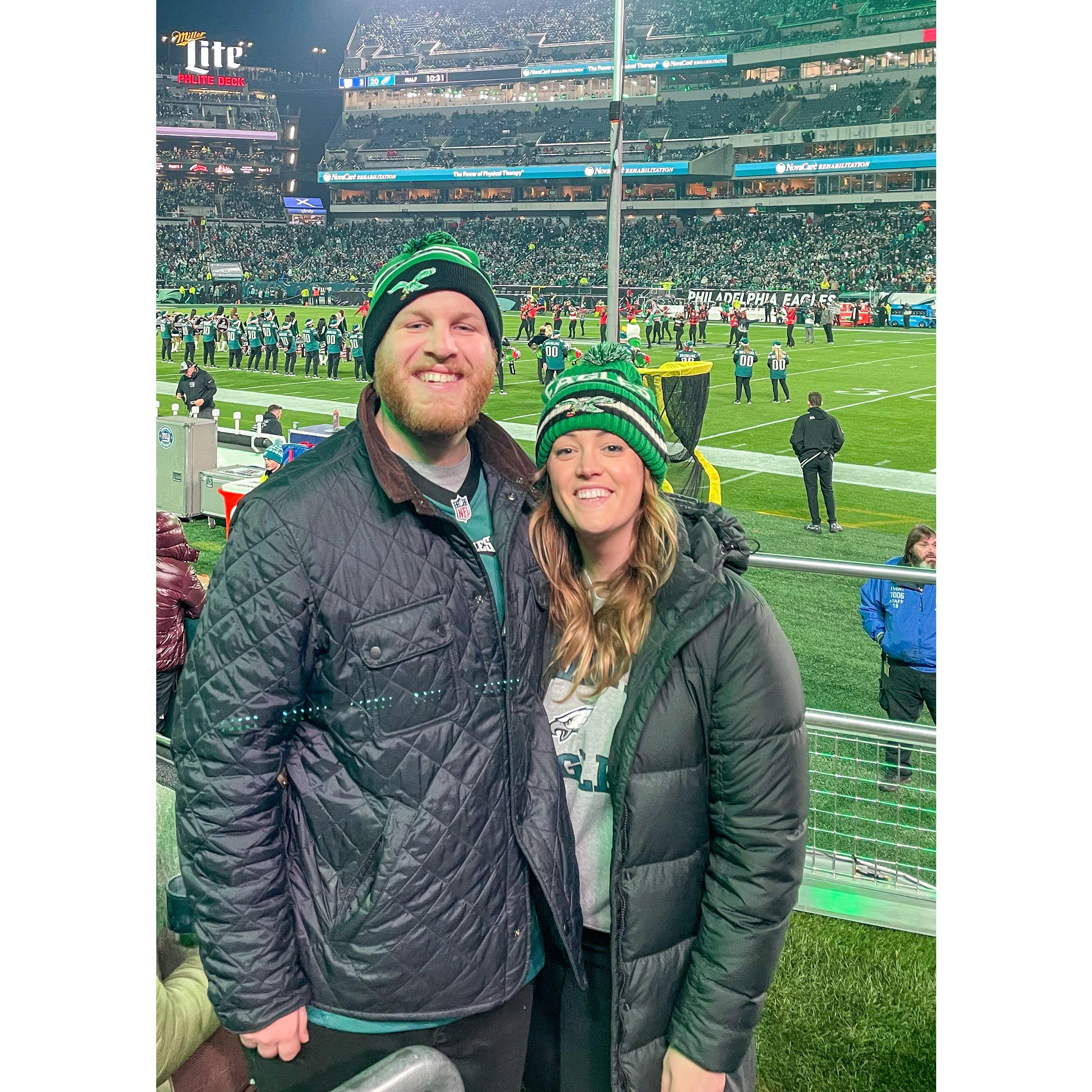 Christmas Day Eagles game- Go BIRDS!