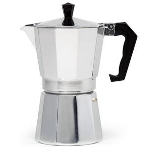 Primula Classic Stovetop Espresso and Coffee Maker, Moka Pot for Italian and Cuban Café Brewing, Greca Coffee Maker, Cafeteras, 6 Espresso Cups, Silver