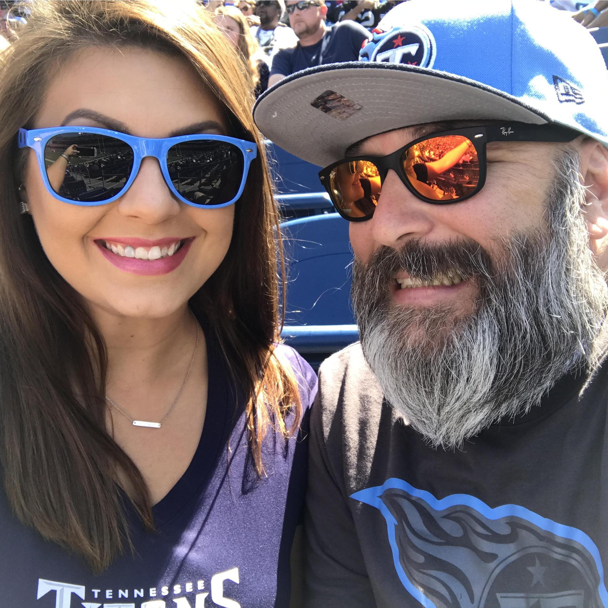 On Sundays during football season you can catch us at Nissan Stadium, cheering on the Tennessee Titans!