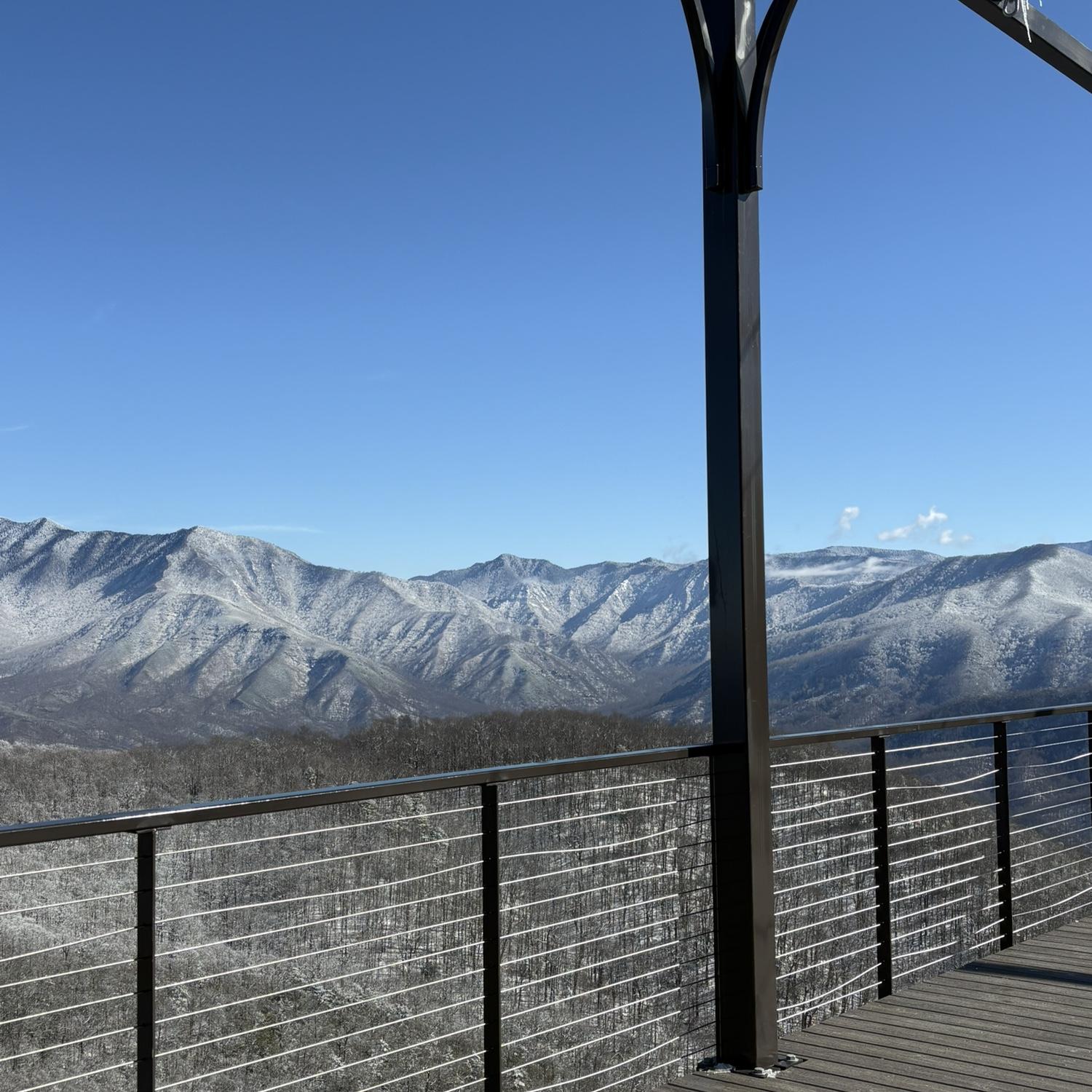 Our gorgeous view where JT proposed.