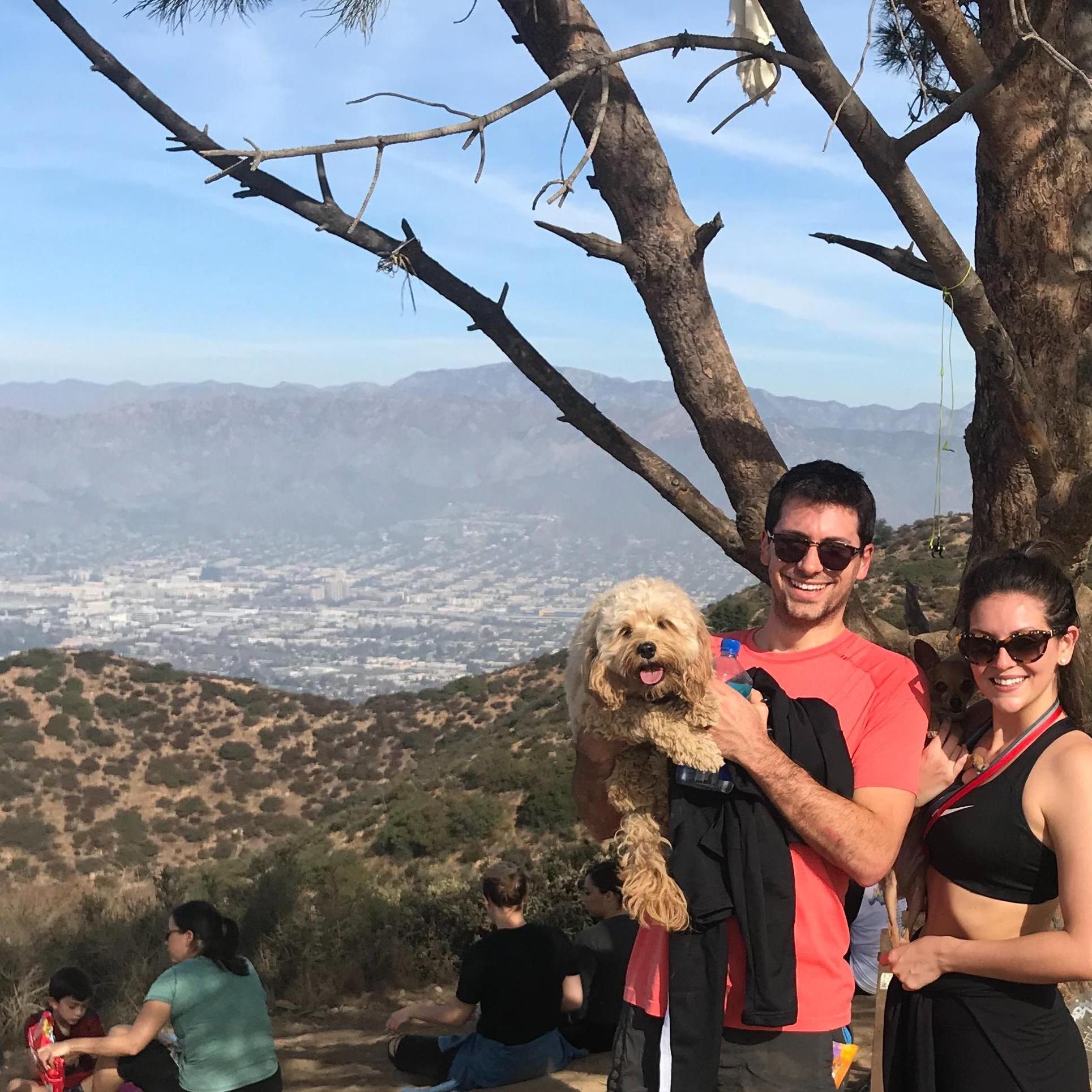 First hike with the pups!