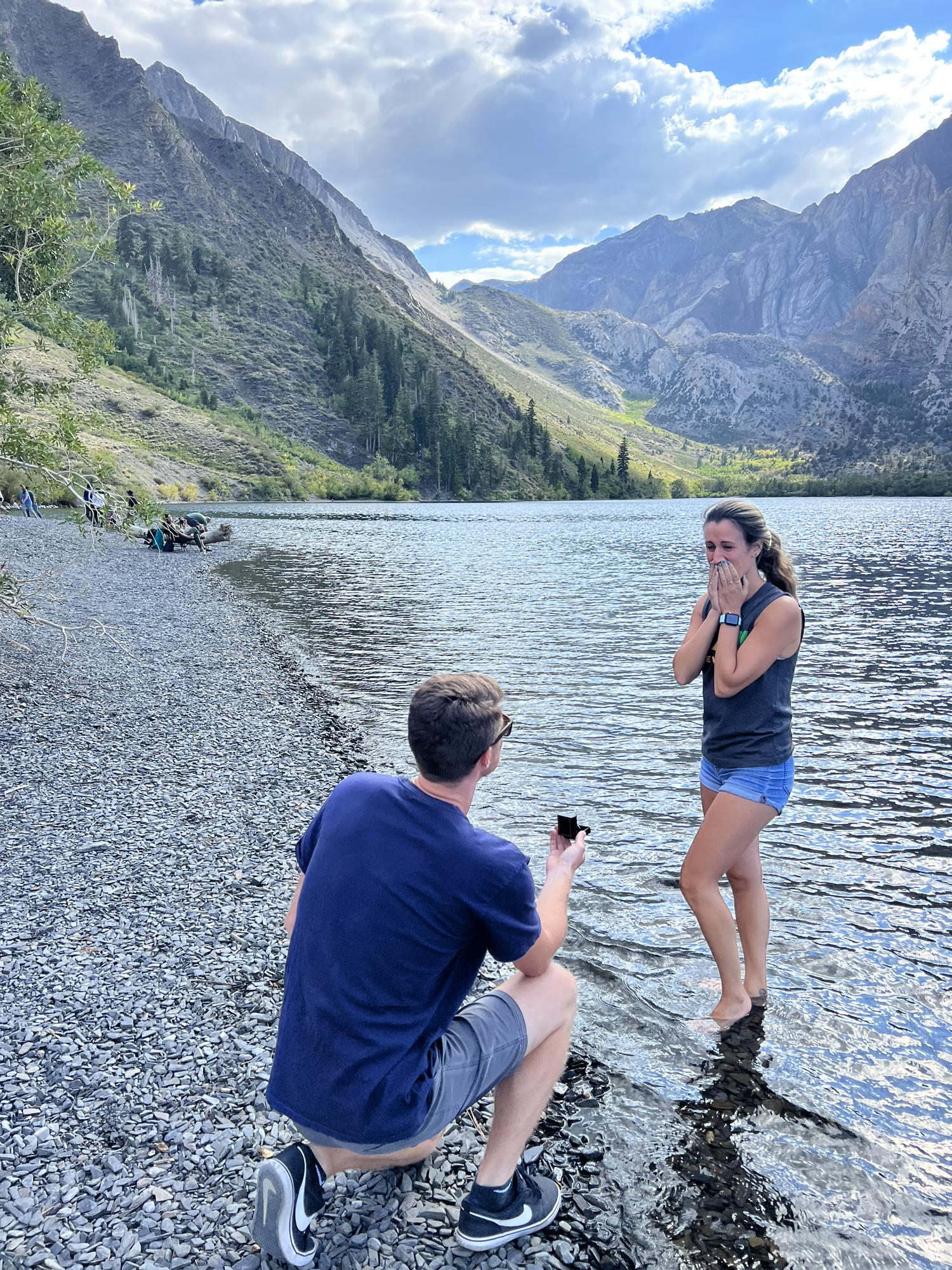 The proposal- mammoth lakes CA