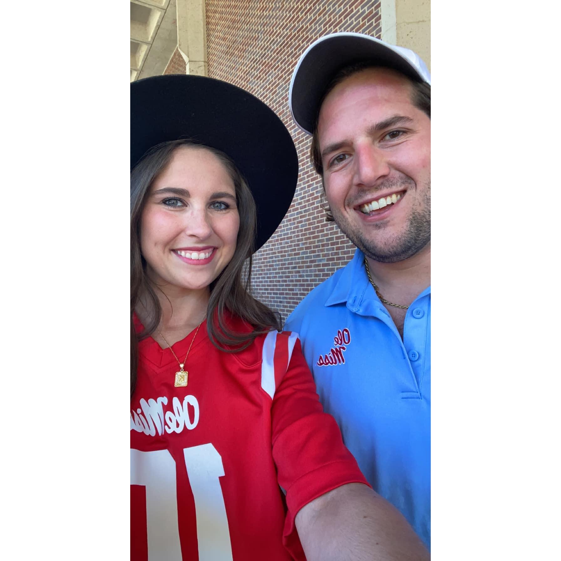 Ole Miss vs LSU for our 4 year anniversary!