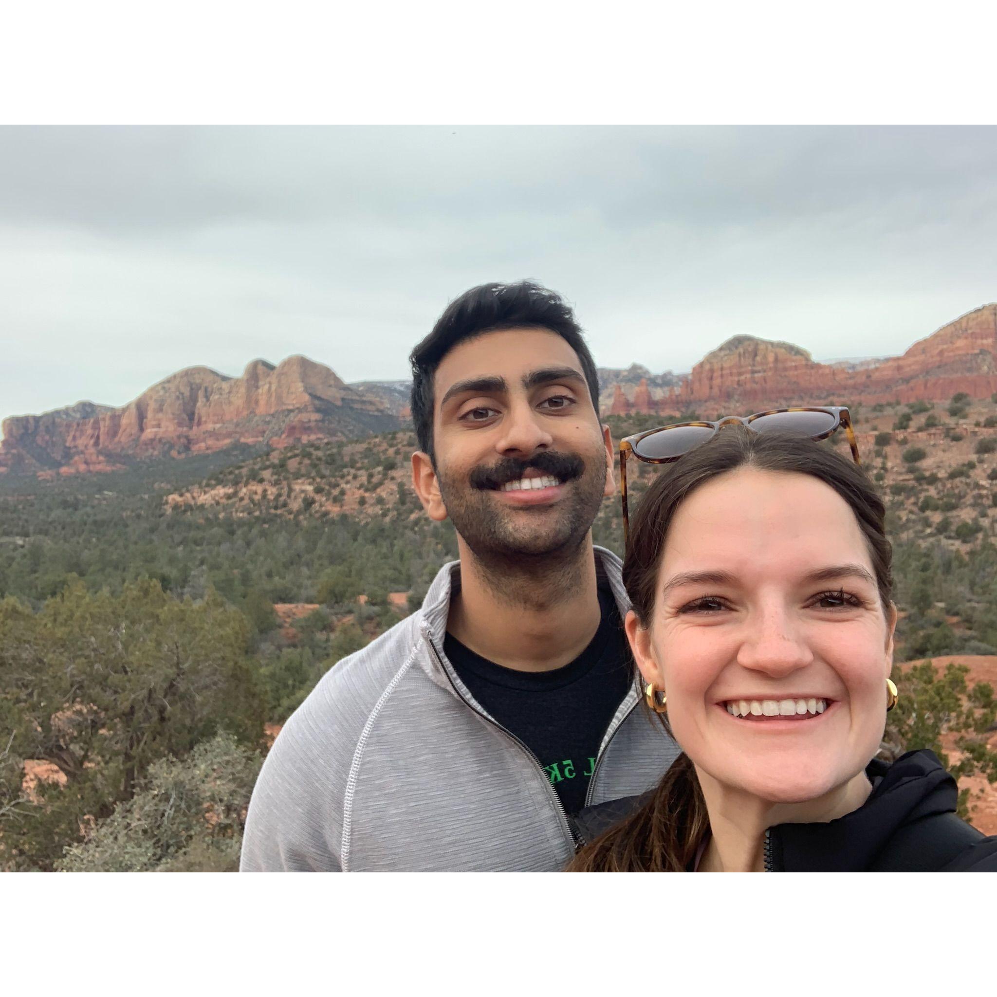 Sedona and a stache