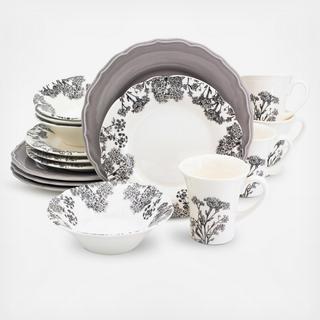 Savannah 16-Piece Dinnerware Set, Service for 4