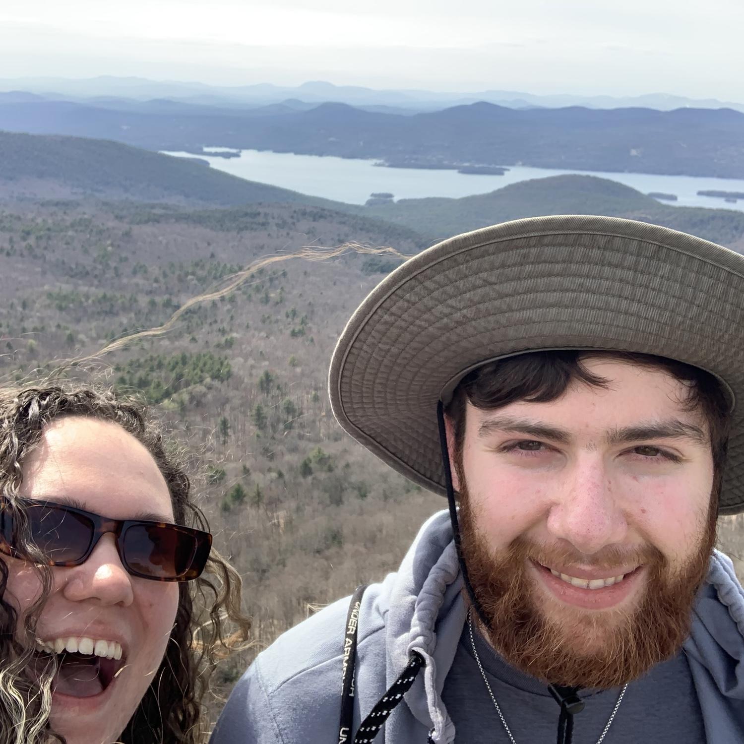 Our first adventure together, hiking sleeping beauty!