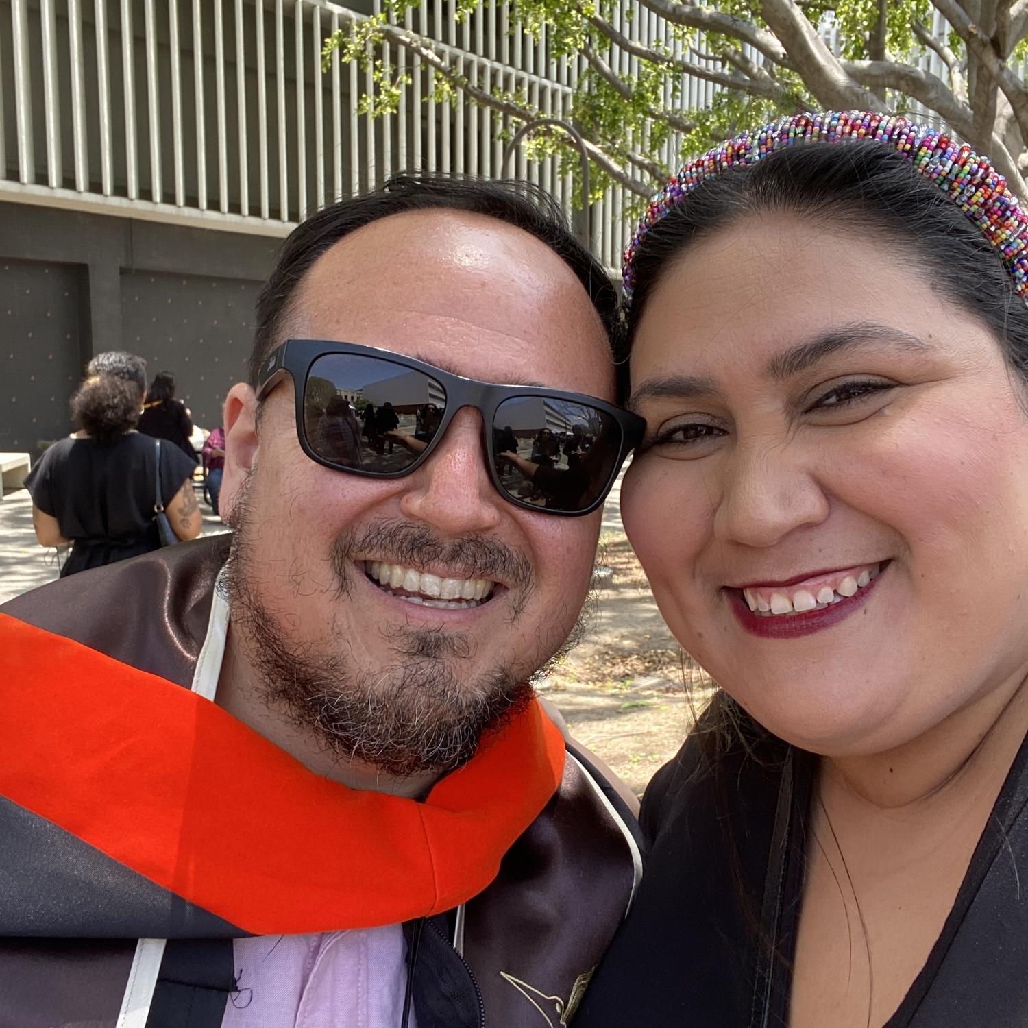 Gonzalo's graduation ceremony