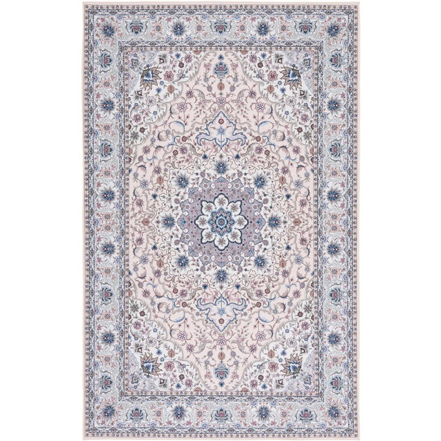 Tucson Vintage Persian TSN123 Machine Washable Skid & Stain Resistant Non-Shedding Power Loomed Indoor Area Rug - Beige/Green - 9'x12' - Safavieh