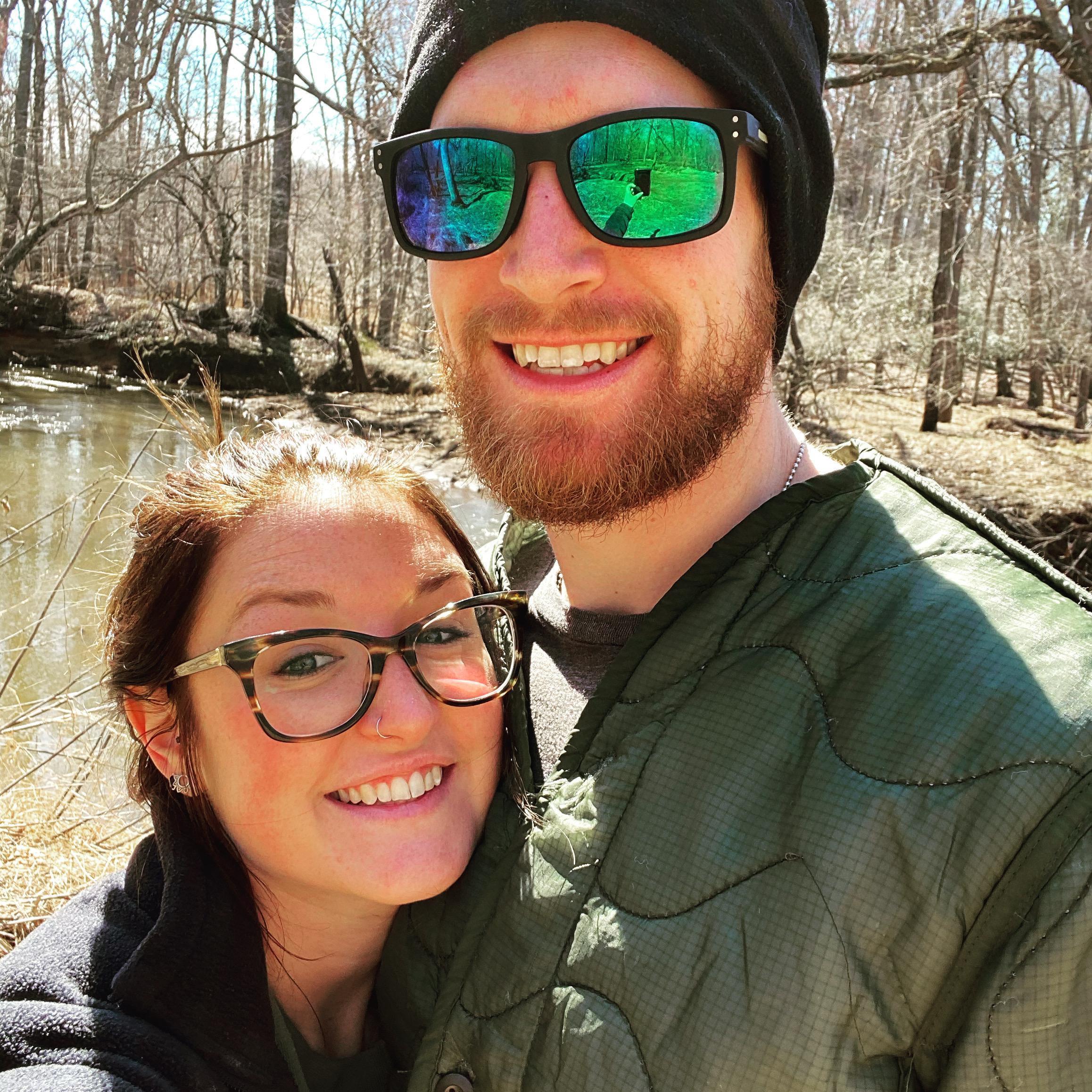 Exploring Allaire State Park.