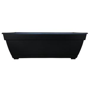 Newbury 12 in. x 27 in. Black Plastic Deck Box