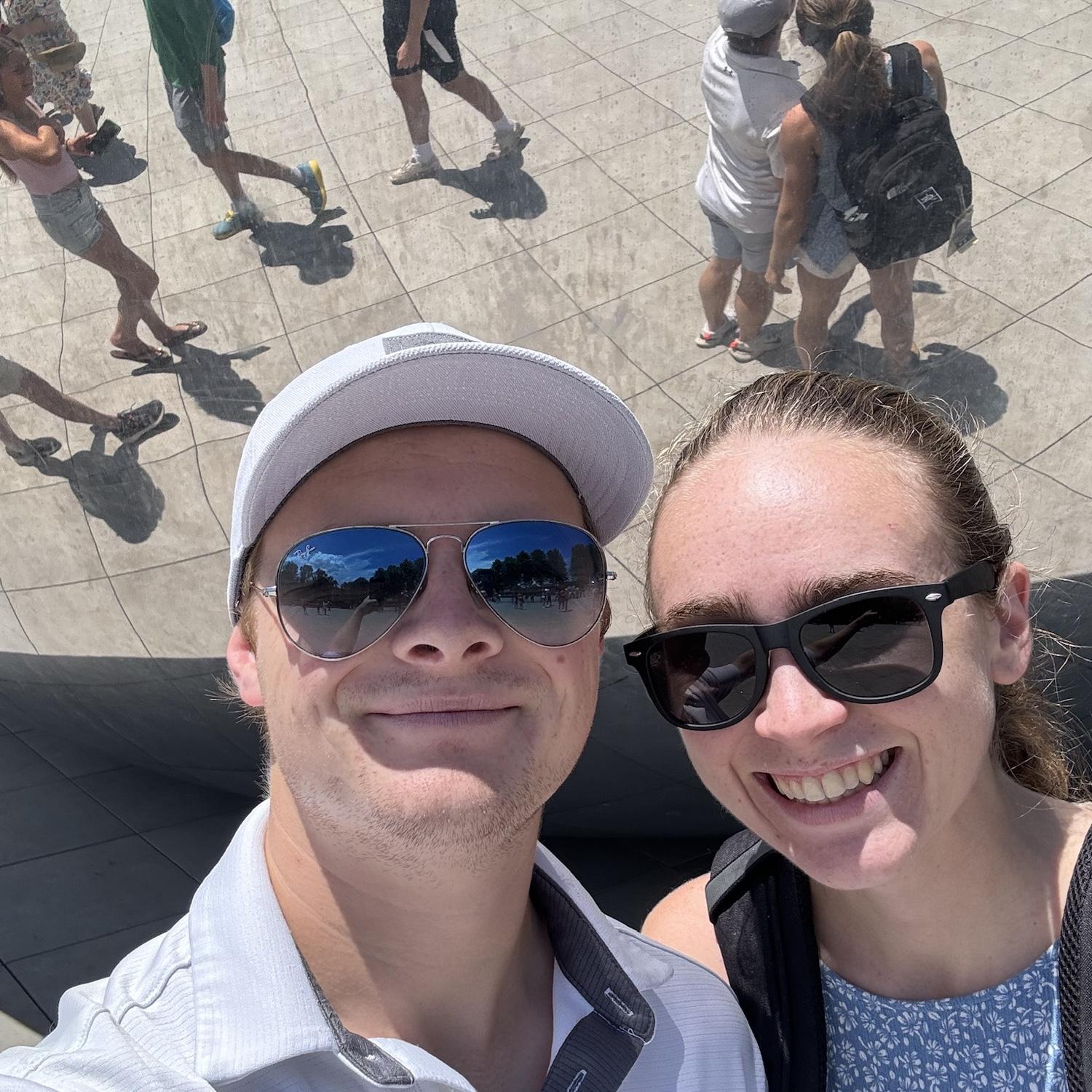 Up close with The Bean!