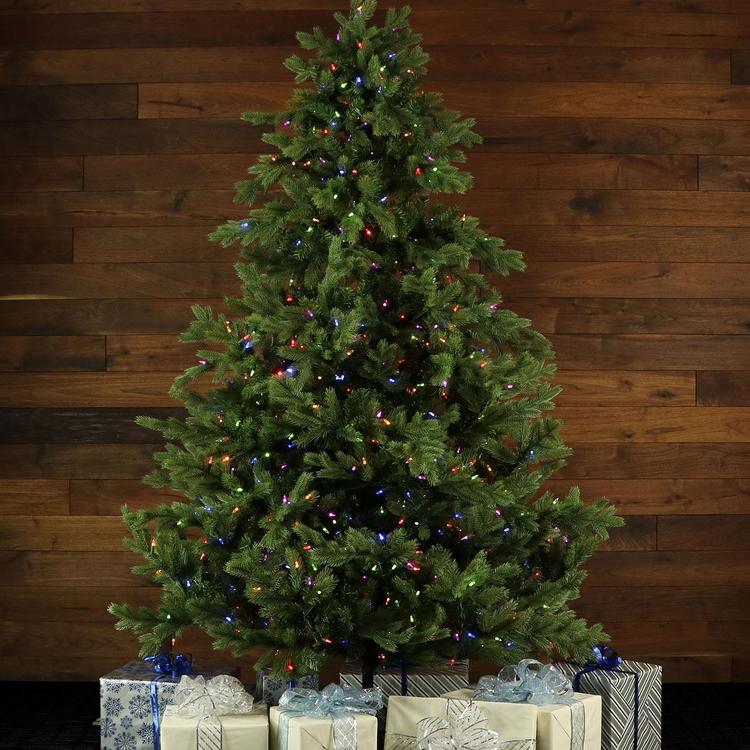 Fraser Hill Farm 7.5-ft. Jingle Pine Artificial Christmas Tree