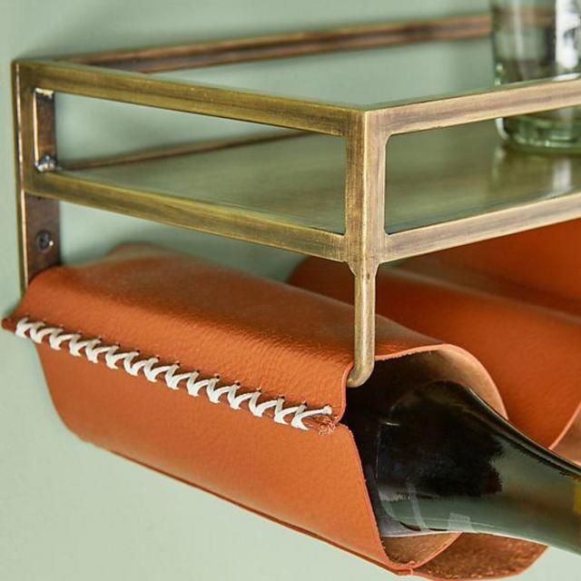Crosshatch Wine Holder